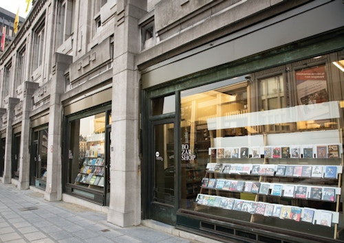 Window shop of Bozar Book Store