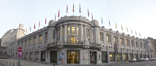 Exterior of the Bozar building in Brussels