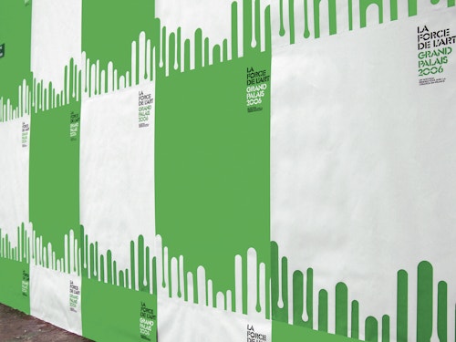 Grand Palais visual identity on posters
