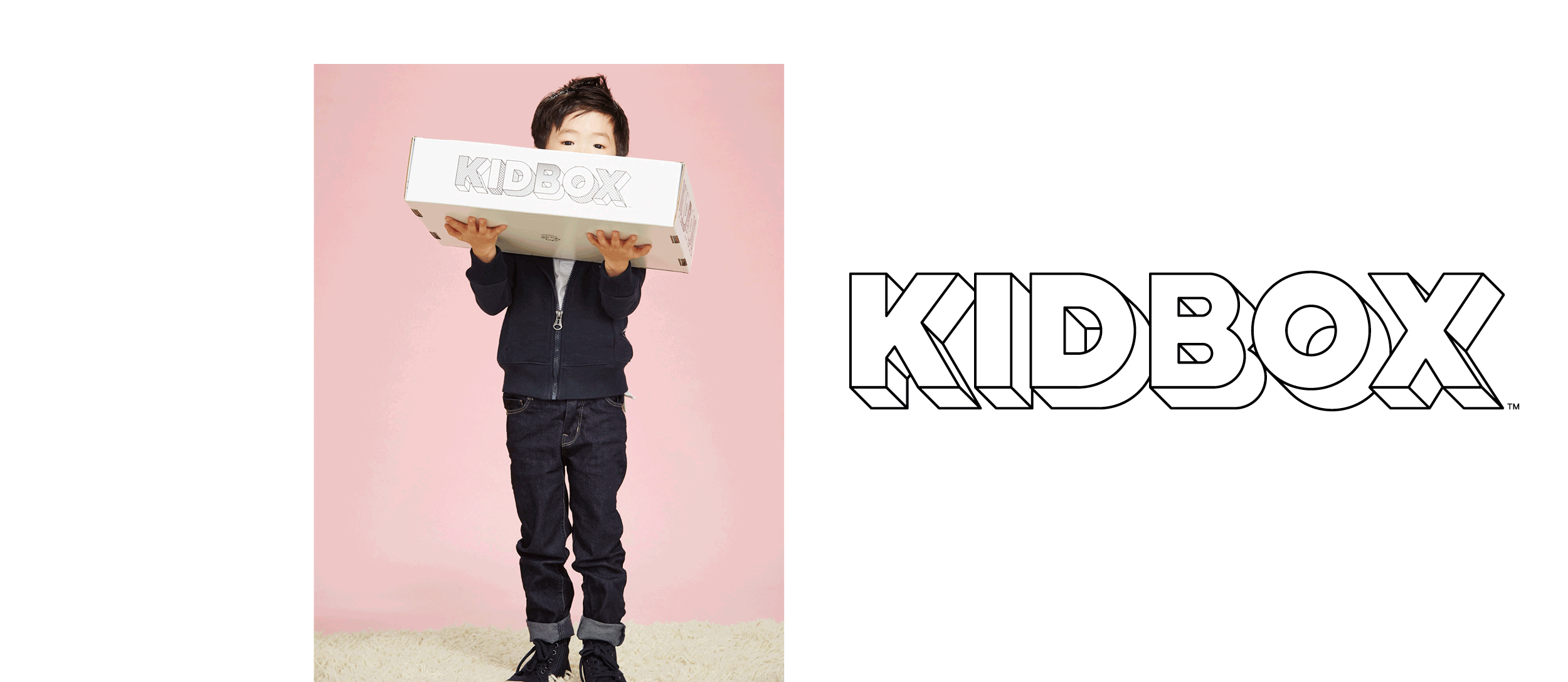 The typography logo designed for Kidbox