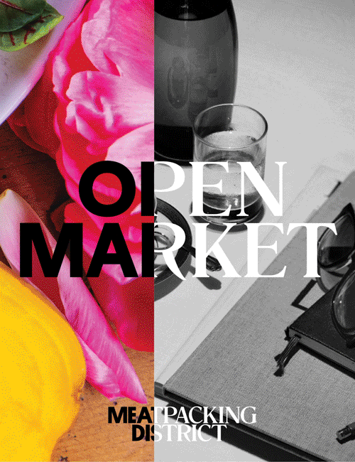 Patchwork of visuals designed for the Meatpacking District