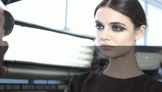 A model being taken in photo after the fashion show