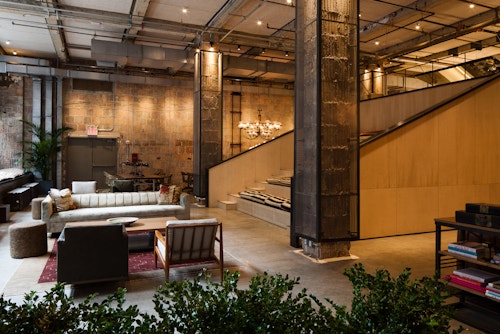 A room inside Neuehouse coworking spaces