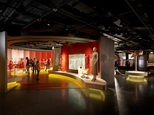 Other part of The Olympic Museum exhibition