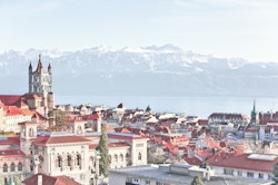 Panorama of the City of Lausanne